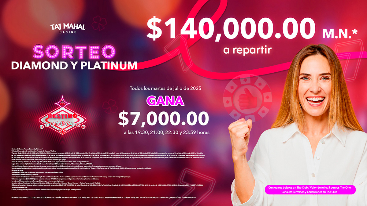 Sorteo Diamond y Platinum Sorteo Diamond y Platinum